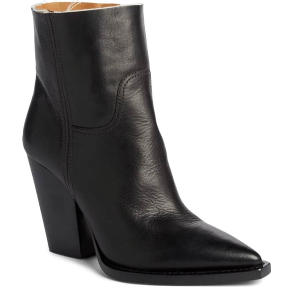 YSL Black Theo Booties